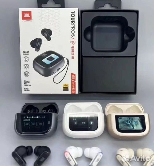 Беспроводные наушники JBL Tour Pro 5 с экраном