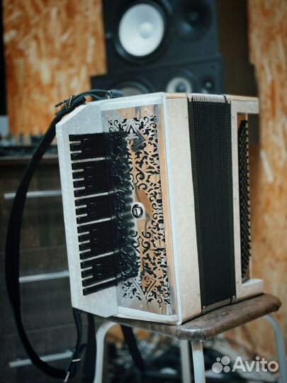 Гармошка цельнопланочная 6/4 латунь