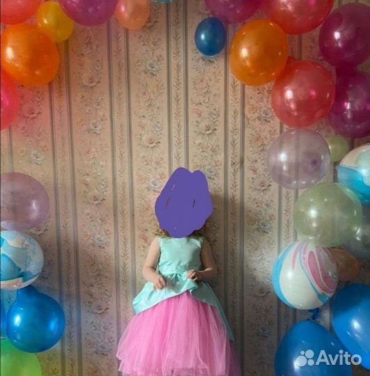 Нарядное платье для девочки 98-104