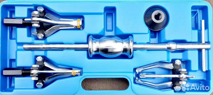 Набор съёмников 3х-лапых с обратным молотком(5пр.)