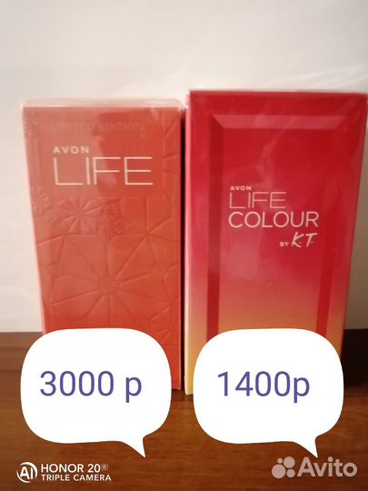 Духи женские Avon life KT женские