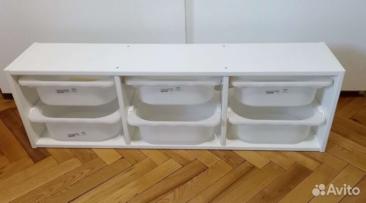 IKEA Труфаст для игрушек Белый цв +6 ящик Оригинал