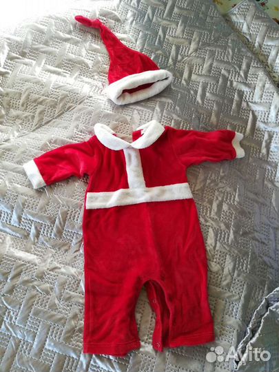 Костюм Санта-Клауса для новорожденного, размер 62