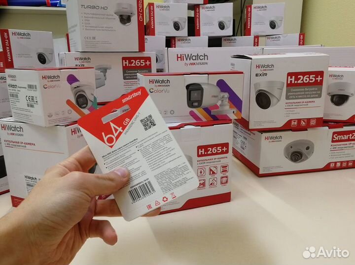 Флешкарта для видеонаблюдения MicroSD 64GB Class10