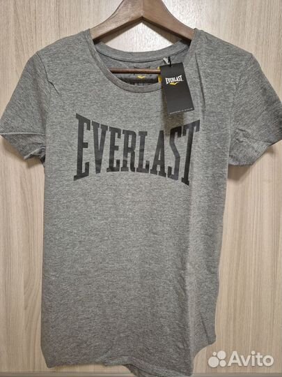 Футболка женская Everlast новая s 46 серая