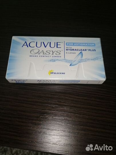 Линзы контактные acuvue oasys астигматисеские 6шт