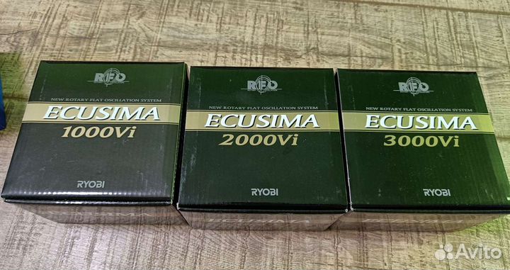 Катушки Ryobi Ecusima 1000-3000vi Новые