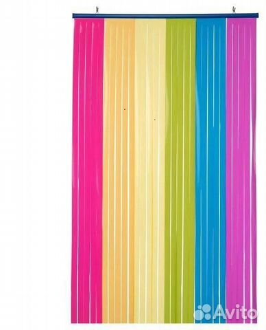 Шторка гардина икеа цветная