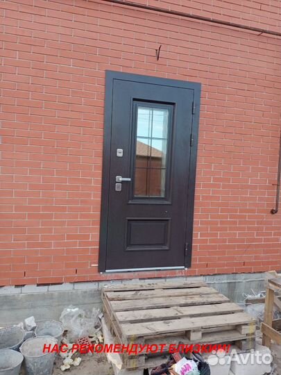 Тяжелая дверь входная под ключ