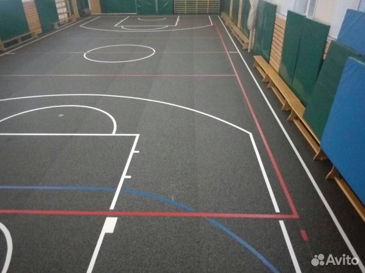 Резиновое покрытие для площадок