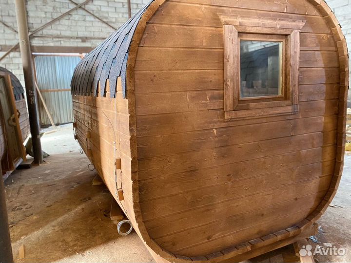 Баня бочка квадро в наличии