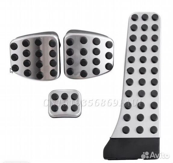 Накладки на педали из нержавеющей стали Mercedes
