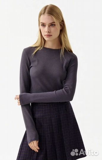 Лонгслив укороченный befree