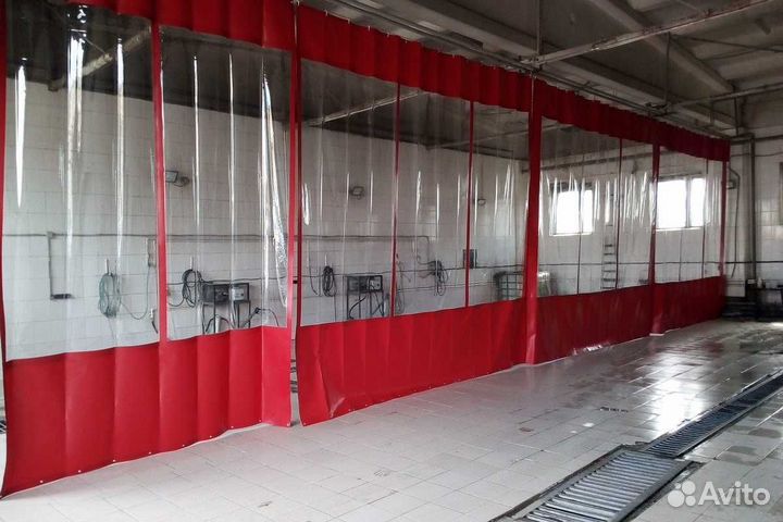Шторы для автомоек и автосервисов, складов