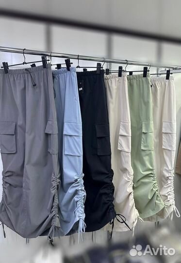 Юбка карго макси