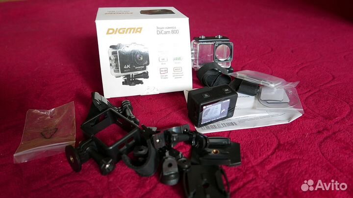 Экшн-камера Digma Dicam 800, 4К