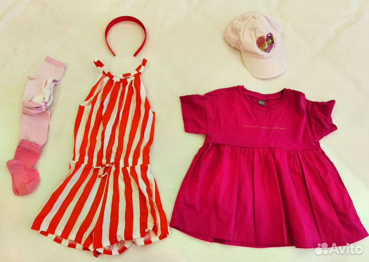 3 Пакета одежды на девочку (р. 110)