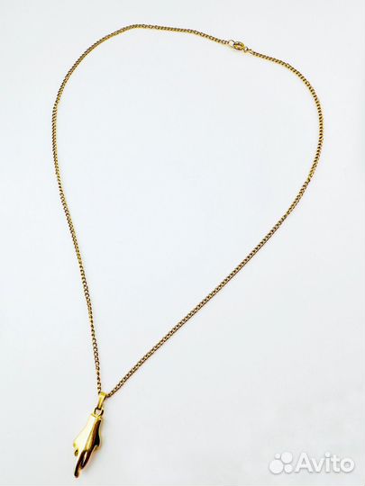 Винтажный кулон США рука