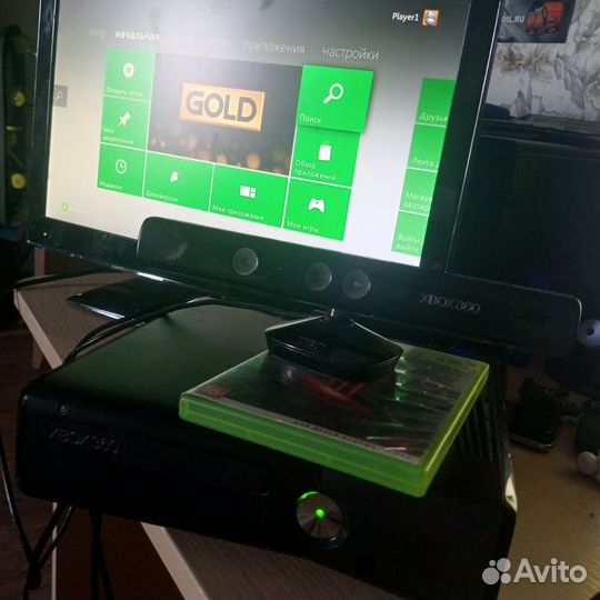 Xbox 360slim, не прошитый