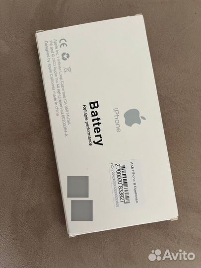 Аккумулятор на iPhone 8