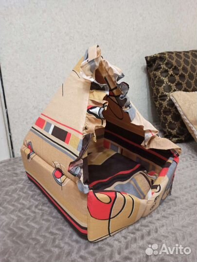 Домик лежанка для кошки, маленькой собачки