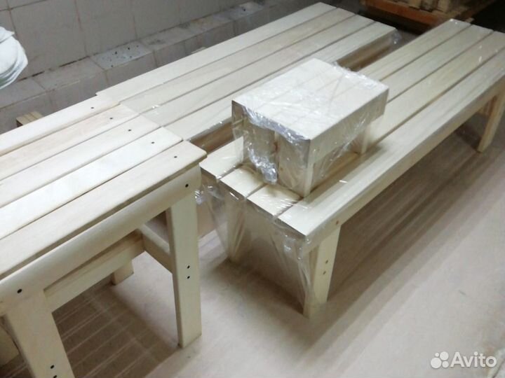 Лавка для бани и сауны