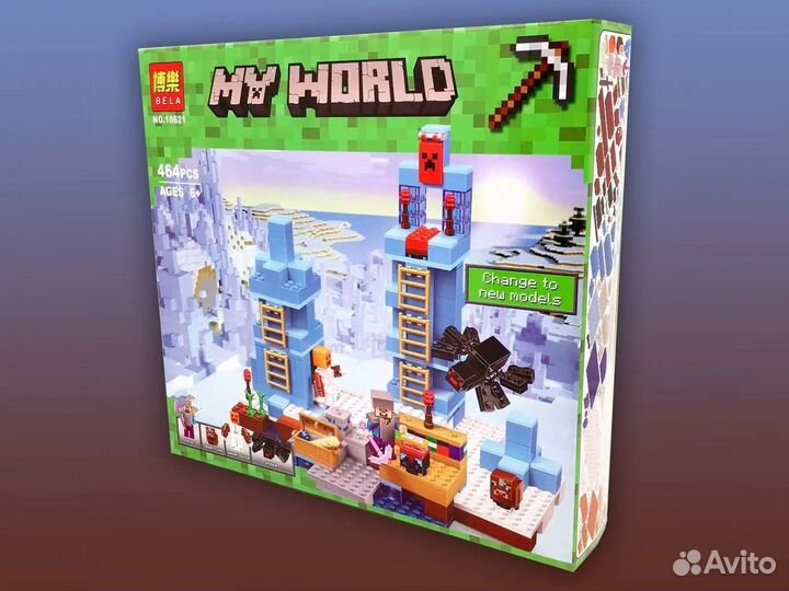 Конструктор Ледяные шипы My World 10621