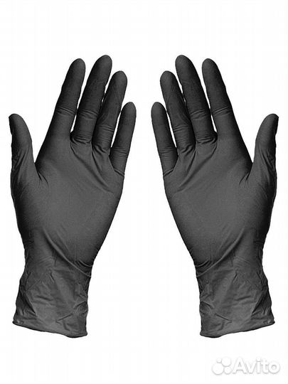 Перчатки нитриловые XS, S, M