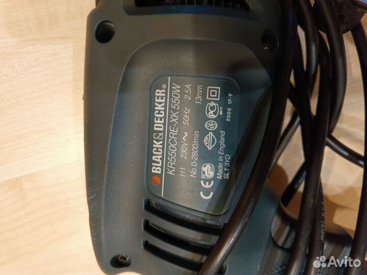 Дрель ударная black decker