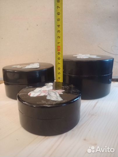 Шкатулки папье - маше Китай, перламутр, кость