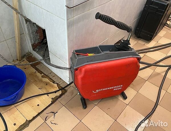 Устранение засоров. Прочистка канализации