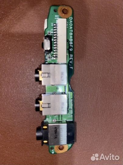 Плата аудио разъема ноутбука HP