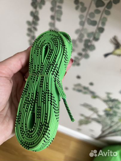 Шнурки хоккейные с пропиткой