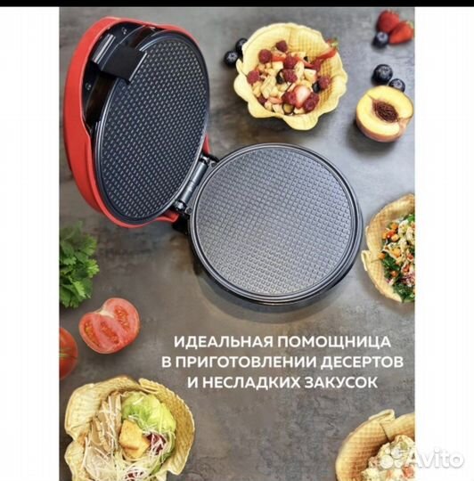 Электровафельница новая