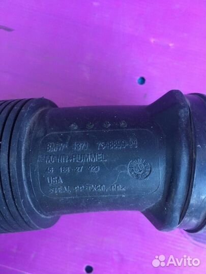 Гофрированный чехол с резонатором бмв Х5 Е70 4.8