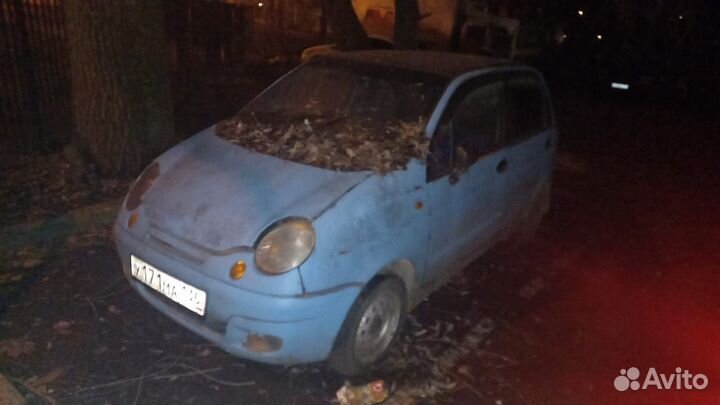 Запчасти на daewoo matiz