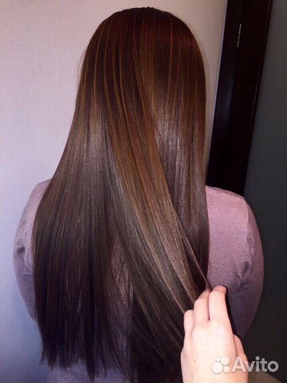 Кератиновое лечение и выпрямление волос