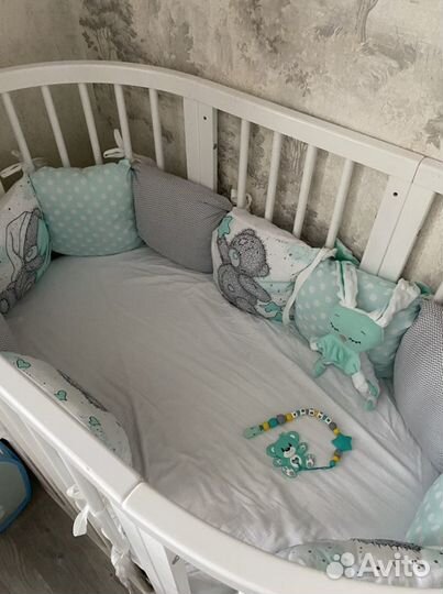 Бортики в детскую кроватку