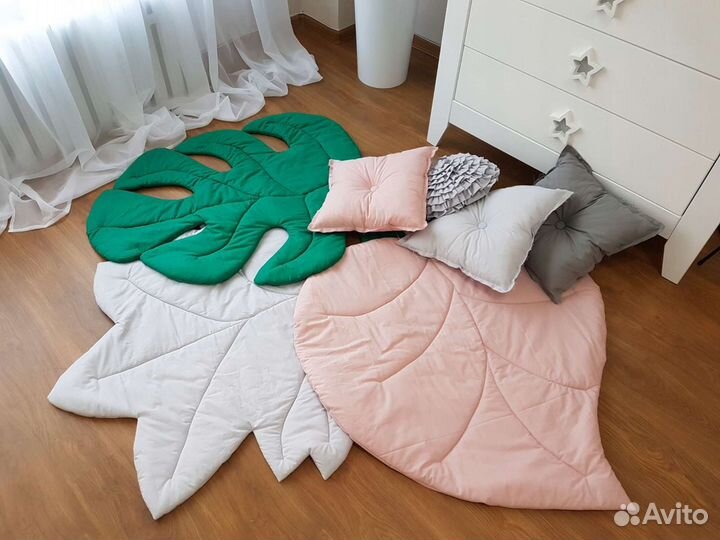 Коврик Плед Листик