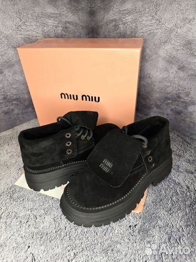 Ботинки, полусапожки Miu Miu р.36,37,38,39