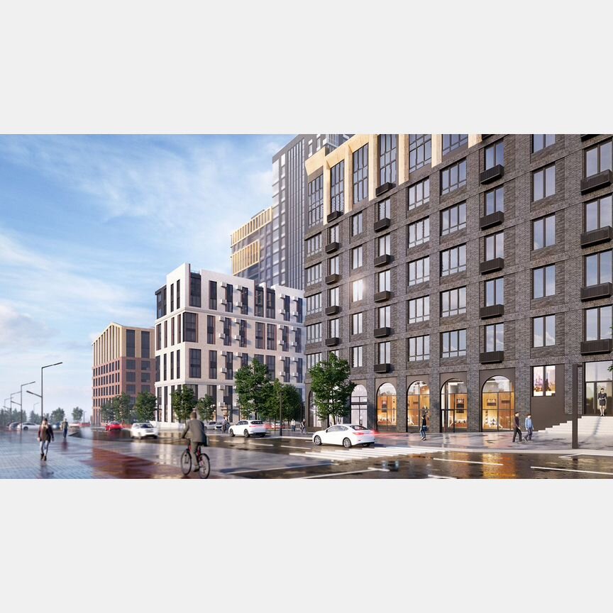 3-к. квартира, 97,1 м², 7/23 эт.