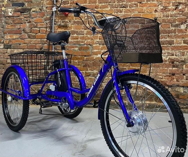 Электровелосипед трехколесный 36-48V 250-500W