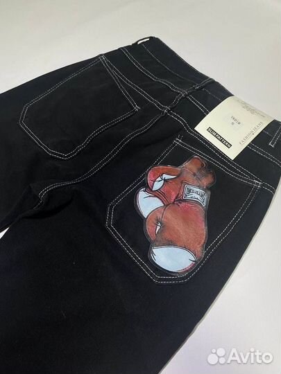 Джинсы широкие jnco