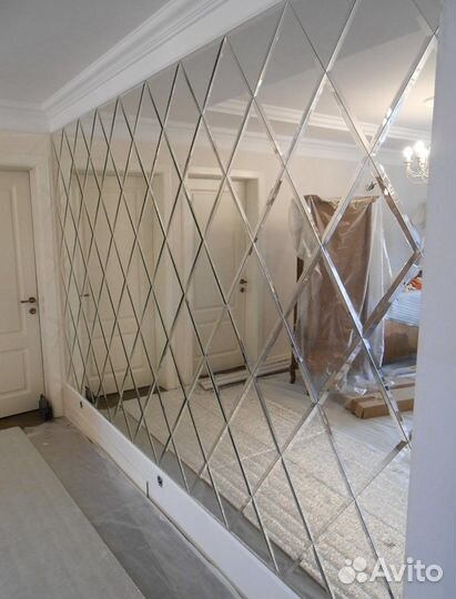 Зеркальное панно на заказ