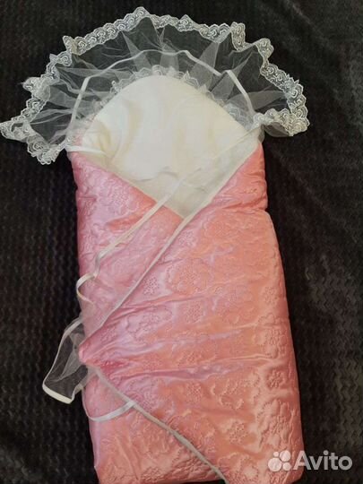 Конверт на выписку зимний для девочки