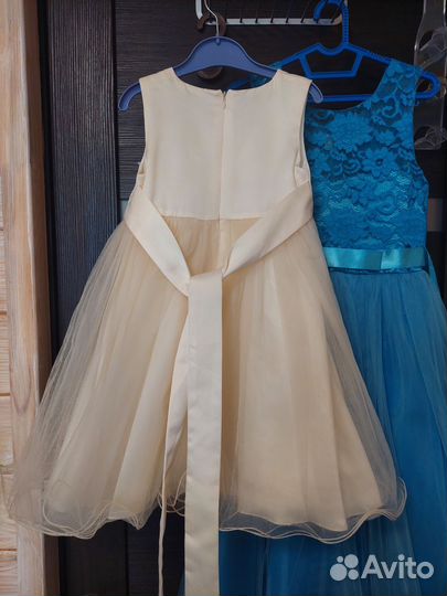 Нарядное платье для девочки рост 110