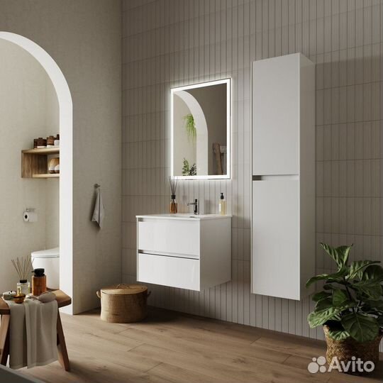 Тумба с раковиной Sancos Cento 60 белый