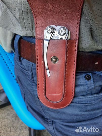 Кожаный чехол-футляр