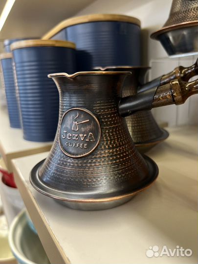 Турка для кофе медная