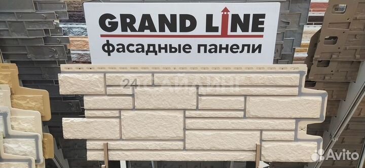 Фасадные панели Grand Line Камелот Премиум Шампань